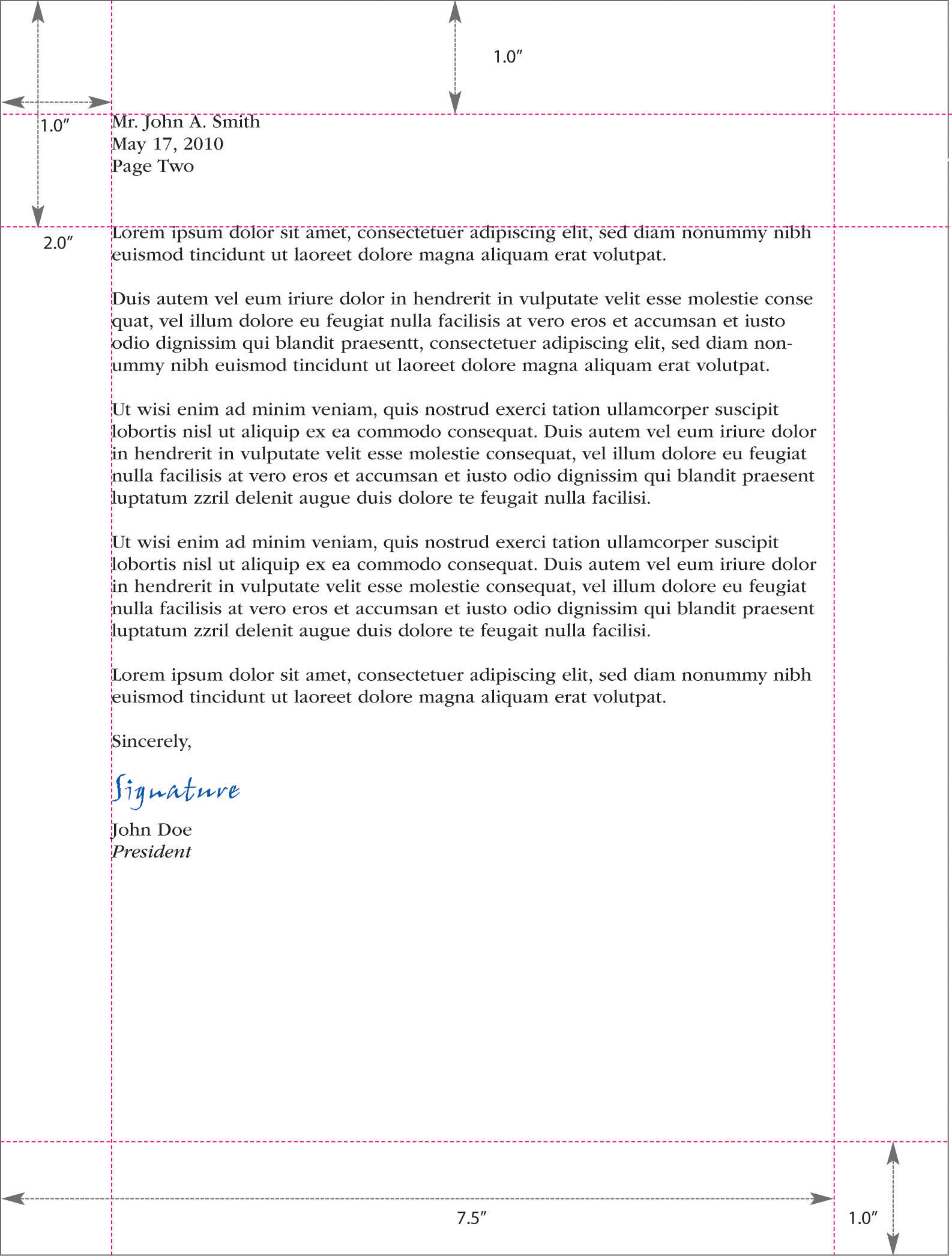 Letterhead 2 Addresses Subsequent Pages ASCE