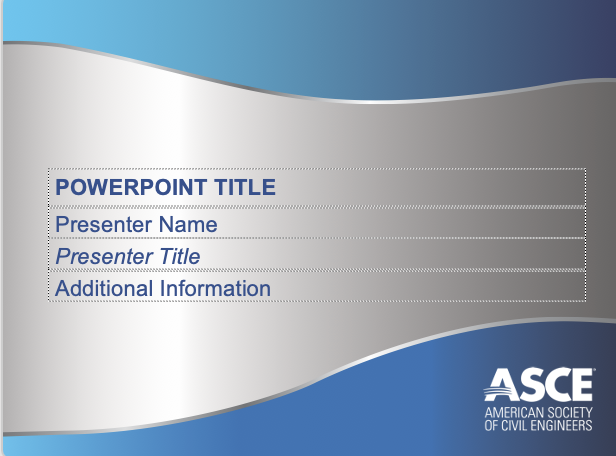 ASCE PowerPoint Version 1